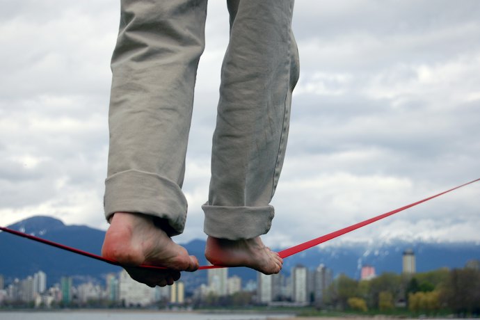 O que o Slackline Trabalha?