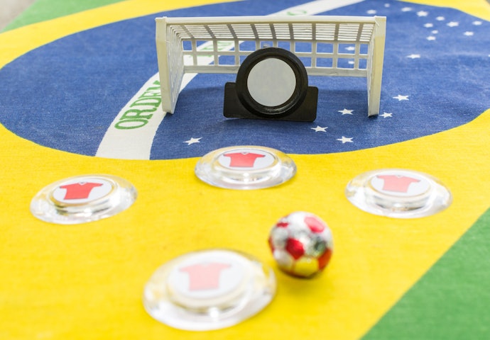 Jogo do Futebol de Botão - Jogos interativos para eventos