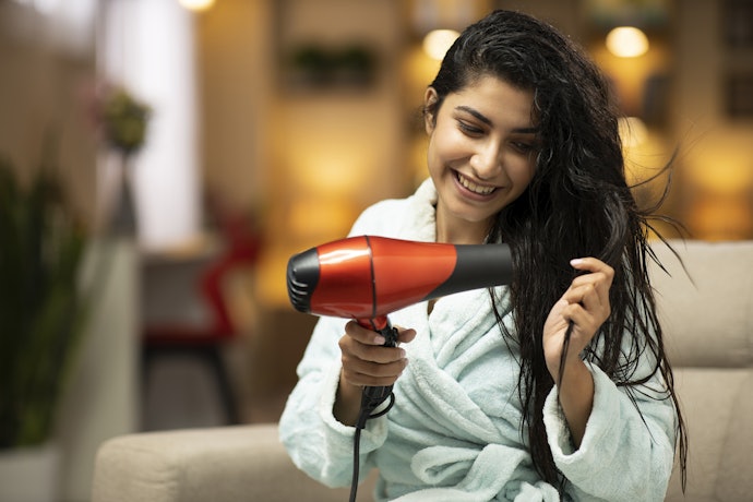 Secador de cabelo profissional para salão, uso doméstico, secador com  bicos, ajuste de ar frio quente
