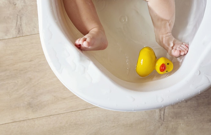 Innovagoods Banheira Dobrável Para Bebê Fovibath Amarelo
