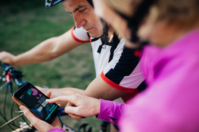 Verifique os Recursos Adicionais do Aplicativo para Ciclismo