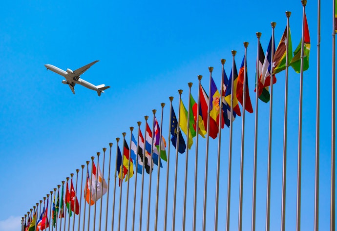 Para Voos Internacionais, Observe o País de Origem da Companhia Aérea