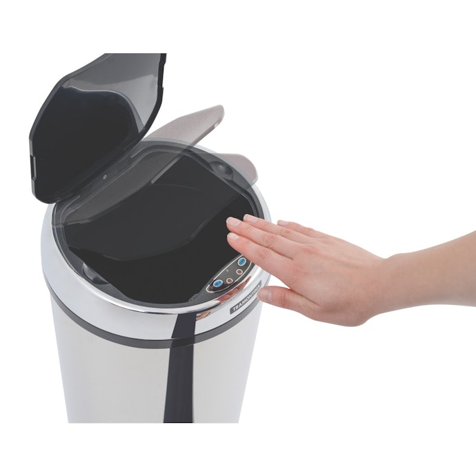 Com Tampa Automática: Nenhum Contato com o Lixo, Perfeita para a Cozinha ou Banheiro