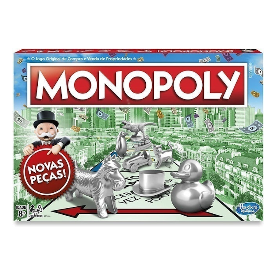 Jogo de Tabuleiro Compacto - Monopoly Grab e Go - Hasbro - D'Or Mais Saúde