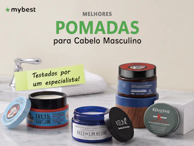 Top 10 Melhores Pomadas para Cabelo Masculino (em 2026) - Testados