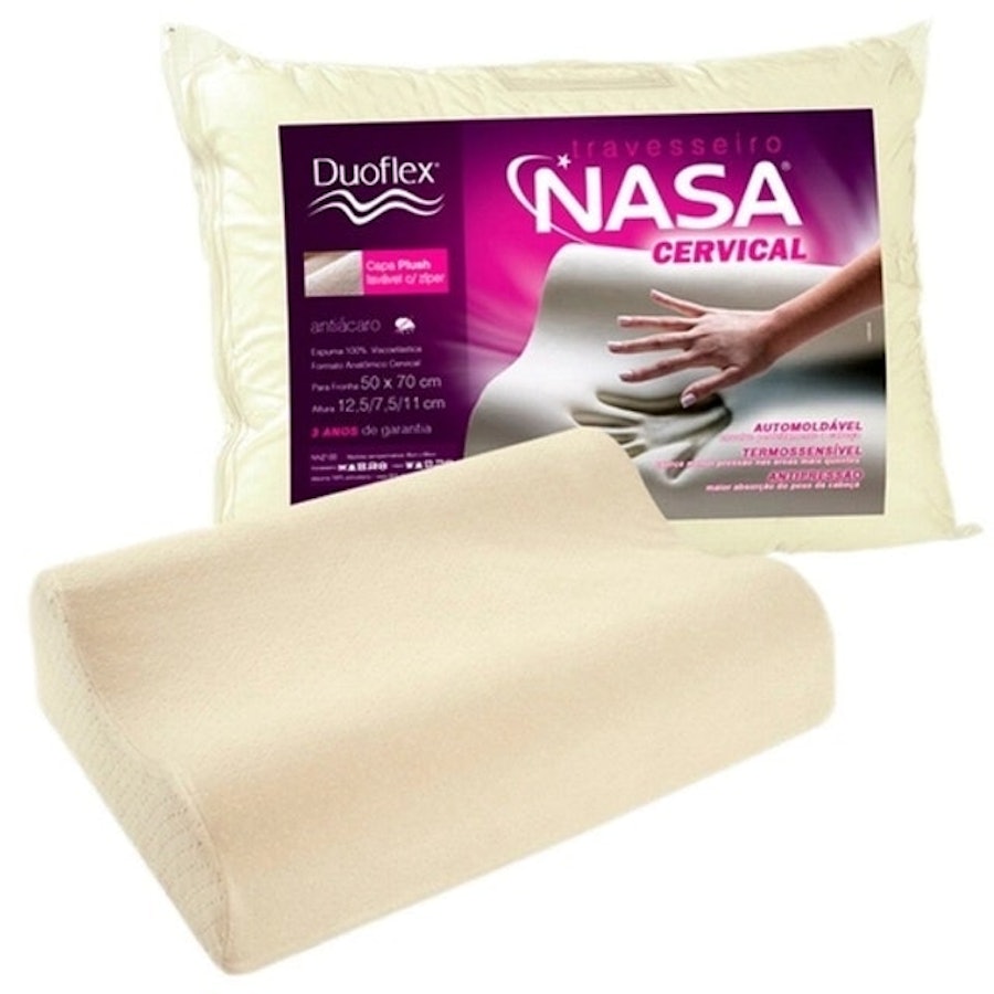 Travesseiro NASA Visco Soft Basic - orthocrin