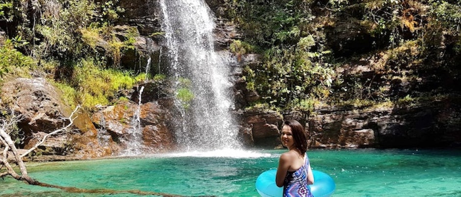 Cachoeira com piscina natural - Picture of Águas Correntes Park, Brasilia -  Tripadvisor