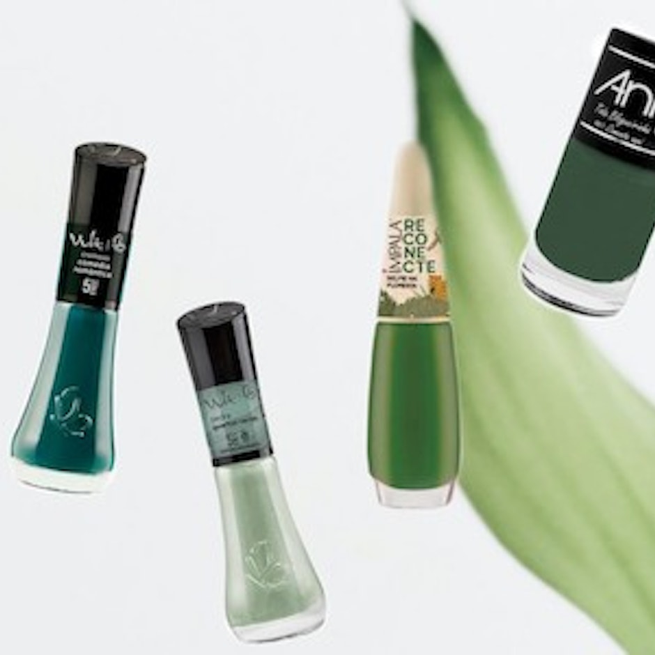 Esmalte Verde: 10 Sugestões com Tonalidades e Efeitos Diferentes
