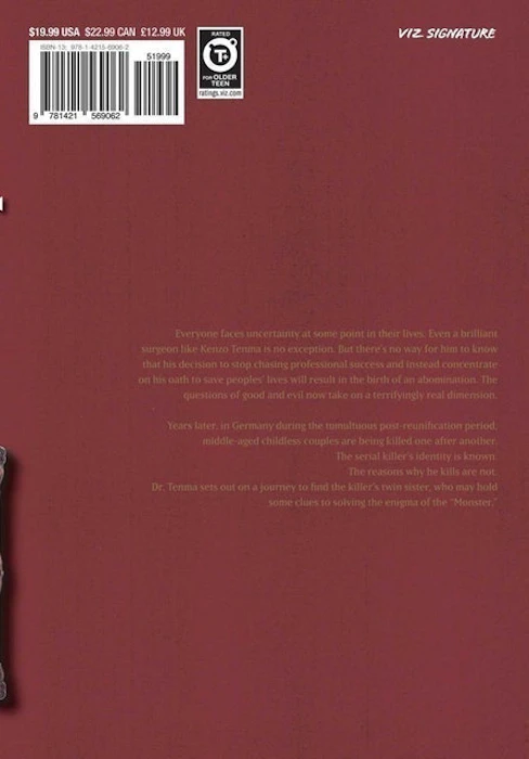 NAOKI URASAWA Monster - Volume 1 (Inglês) Translation missing: pt-BR.activerecord.decorators.item_part_image/alt