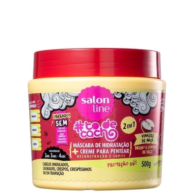 SALON LINE Máscara Multifuncional de Vinagre de Maçã #Todecacho Translation missing: pt-BR.activerecord.decorators.item_part_image/alt