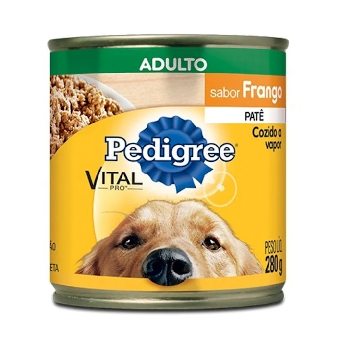 PEDIGREE Ração Úmida Patê Vital Pro para Cães Adultos 280g Translation missing: pt-BR.activerecord.decorators.item_part_image/alt
