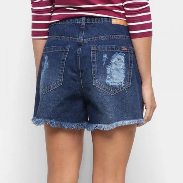 MALWEE Short Jeans Comfort Feminino Translation missing: pt-BR.activerecord.decorators.item_part_image/alt
