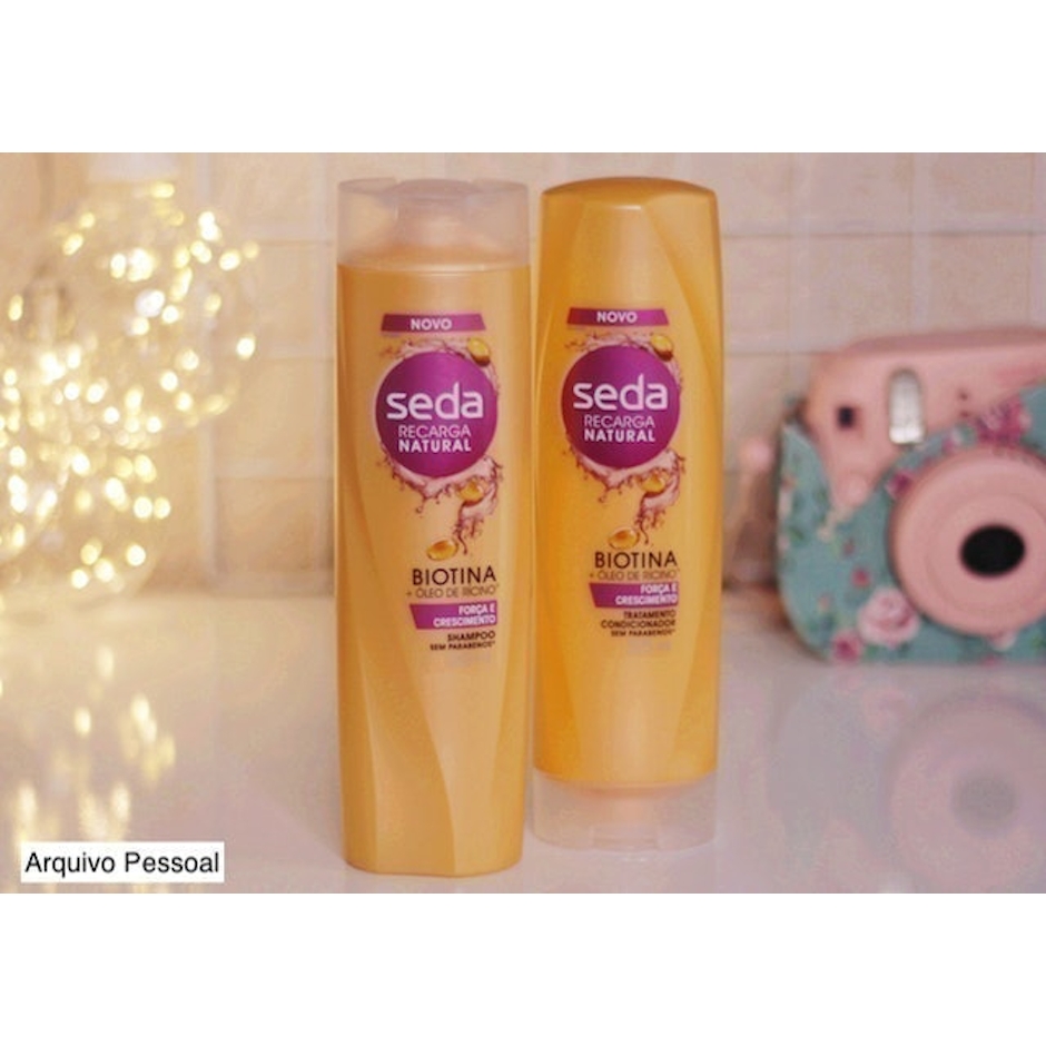SEDA Shampoo Seda Recarga Natural Biotina e Óleo de Rícino Translation missing: pt-BR.activerecord.decorators.item_part_image/alt