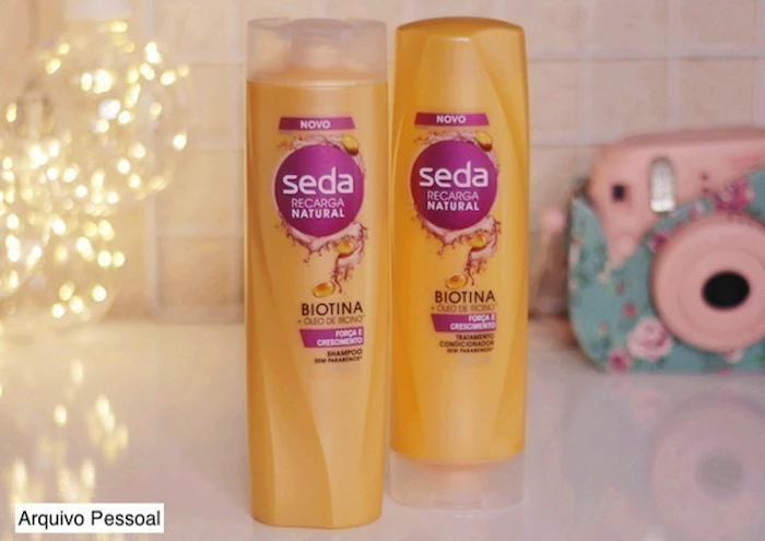 SEDA Shampoo Seda Recarga Natural Biotina e Óleo de Rícino Translation missing: pt-BR.activerecord.decorators.item_part_image/alt