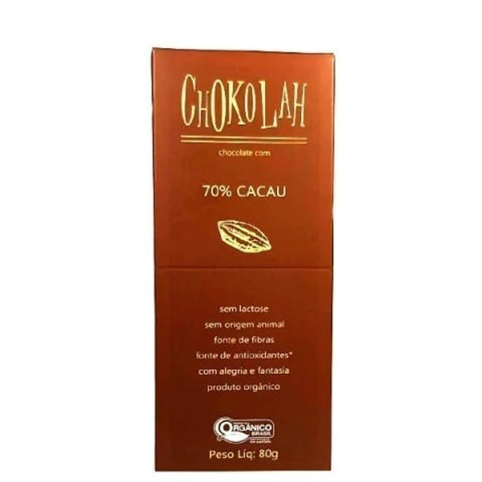 CHOKOLAH Chocolate Chokolah 70% Cacau 80g Translation missing: pt-BR.activerecord.decorators.item_part_image/alt