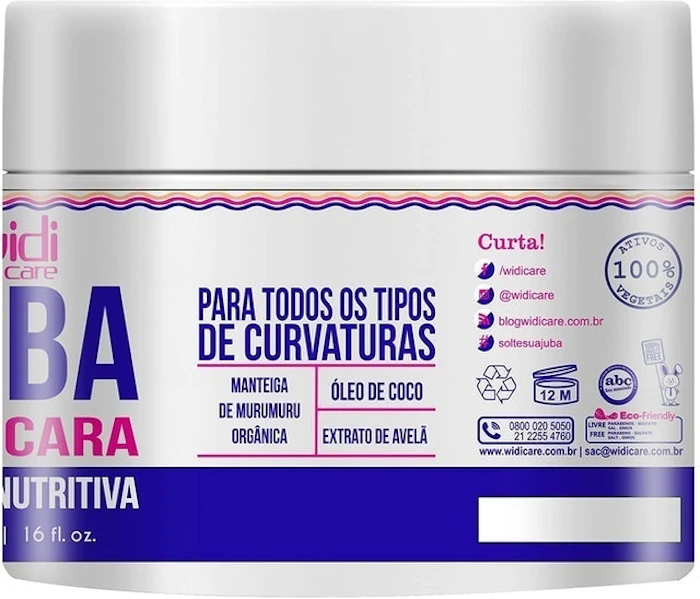 WIDI CARE Juba Máscara Hidro-Nutritiva 500g Translation missing: pt-BR.activerecord.decorators.item_part_image/alt
