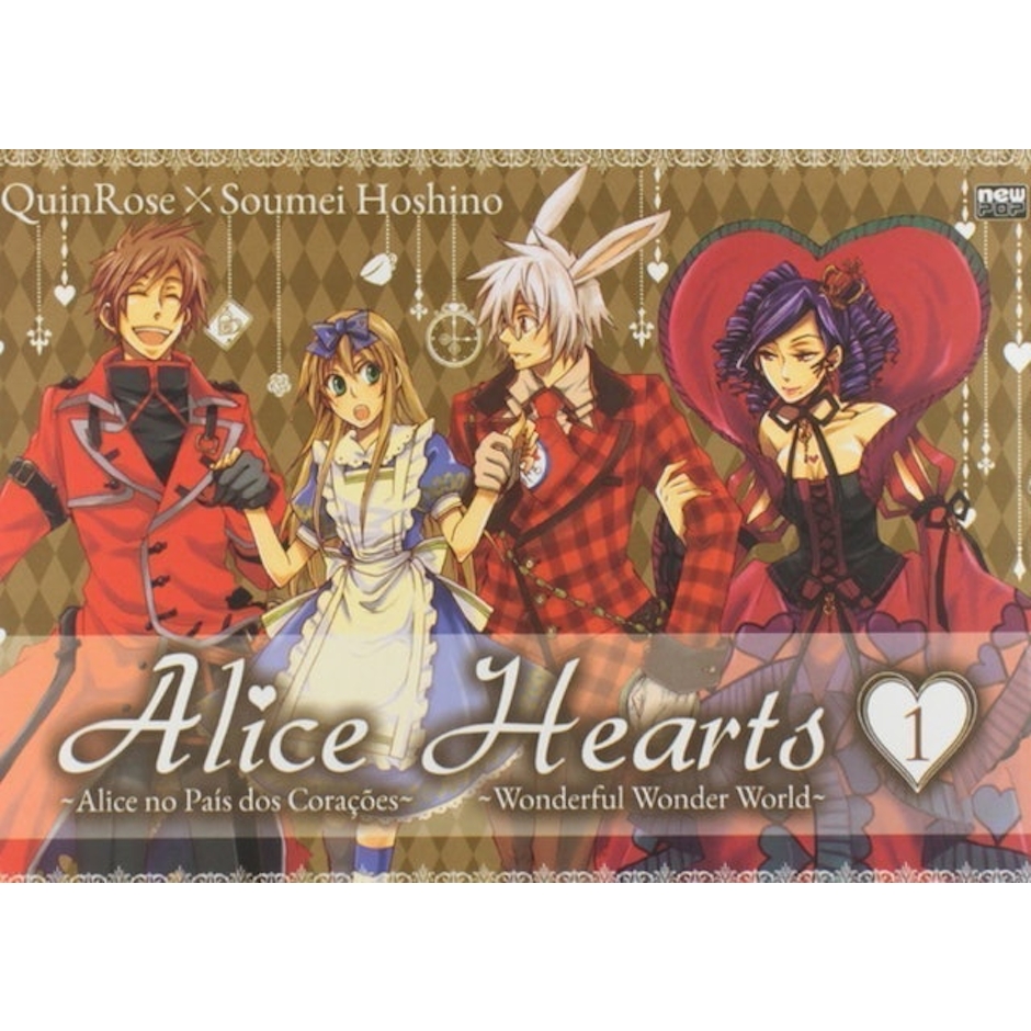 QUIN ROSE E HOSHINO SOUMEI Alice Hearts - Volume1 Translation missing: pt-BR.activerecord.decorators.item_part_image/alt