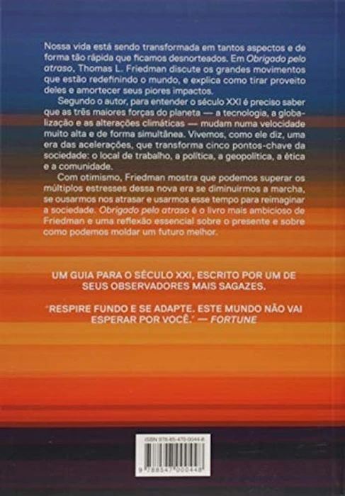 OBJETIVA Obrigado pelo Atraso Translation missing: pt-BR.activerecord.decorators.item_part_image/alt
