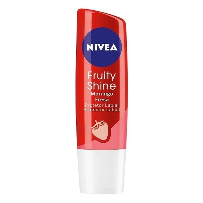 NIVEA Protetor Labial Fruity Shine Morango Translation missing: pt-BR.activerecord.decorators.item_part_image/alt