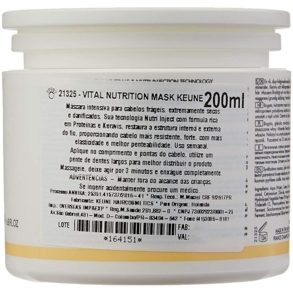 KEUNE Máscara Care Vital Nutrition Mask Translation missing: pt-BR.activerecord.decorators.item_part_image/alt