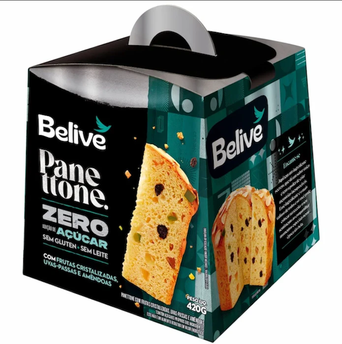 Belive Panettone Frutas Cristalizadas e Amêndoas Translation missing: pt-BR.activerecord.decorators.item_part_image/alt
