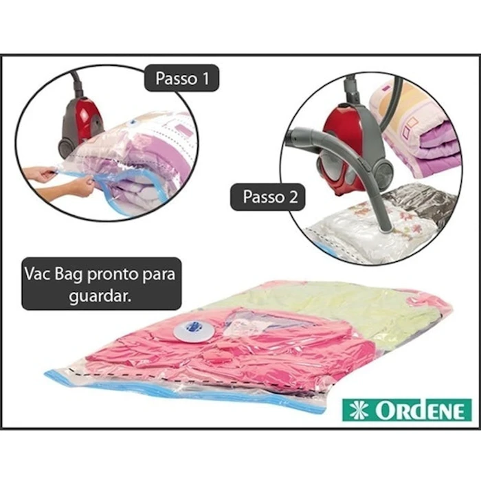 ORDENE Saco à Vácuo Vac Bag Jumbo 100x110cm Translation missing: pt-BR.activerecord.decorators.item_part_image/alt