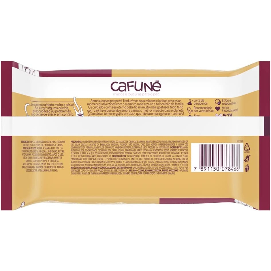 Cafuné Unilever Lencinhos Umedecidos Translation missing: pt-BR.activerecord.decorators.item_part_image/alt