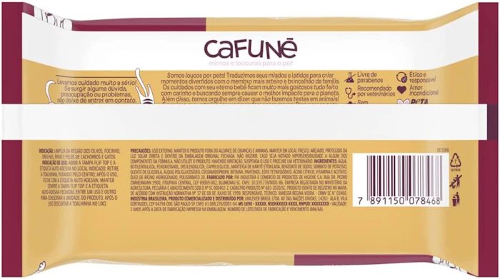 Cafuné Unilever Lencinhos Umedecidos Translation missing: pt-BR.activerecord.decorators.item_part_image/alt