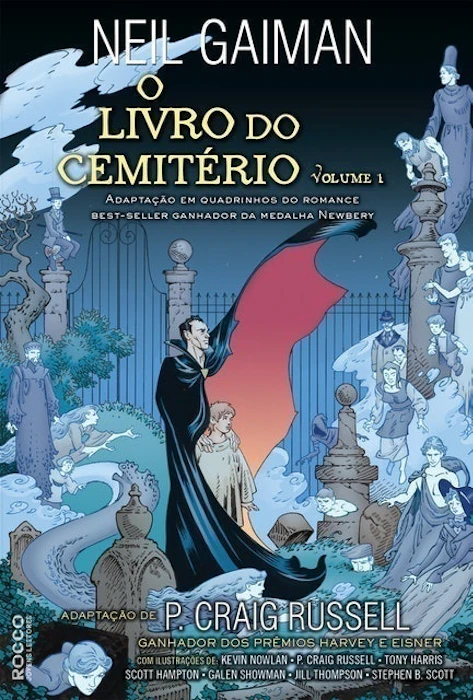 NEIL GAIMAN O Livro do Cemitério (História em Quadrinhos) Translation missing: pt-BR.activerecord.decorators.item_part_image/alt