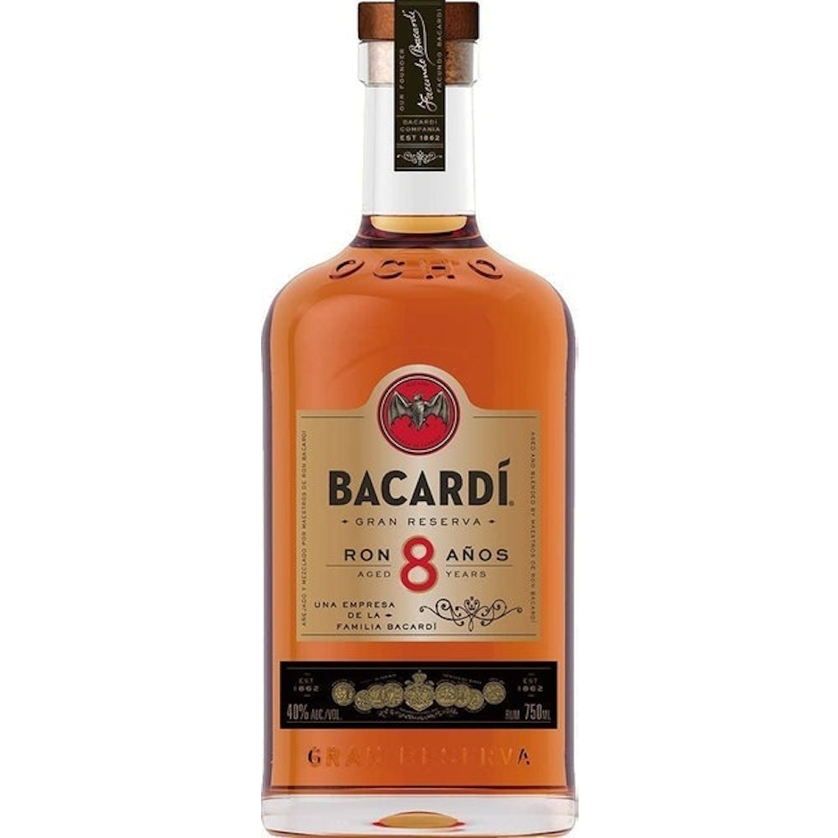 BACARDI Rum Bacardi 8 Anos Translation missing: pt-BR.activerecord.decorators.item_part_image/alt