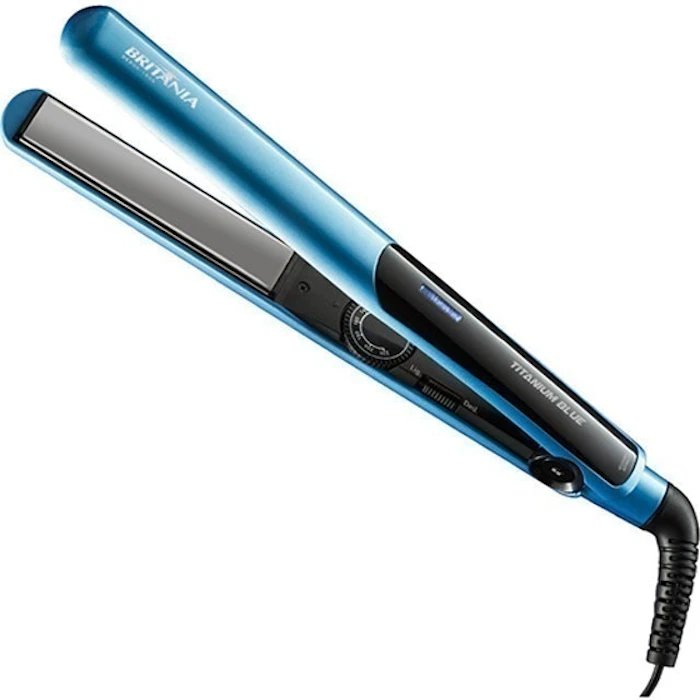 BRITÂNIA Prancha Titanium Blue Bivolt Translation missing: pt-BR.activerecord.decorators.item_part_image/alt