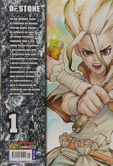  RIICHIRO INAGAKI Dr. Stone Volume 1 Translation missing: pt-BR.activerecord.decorators.item_part_image/alt