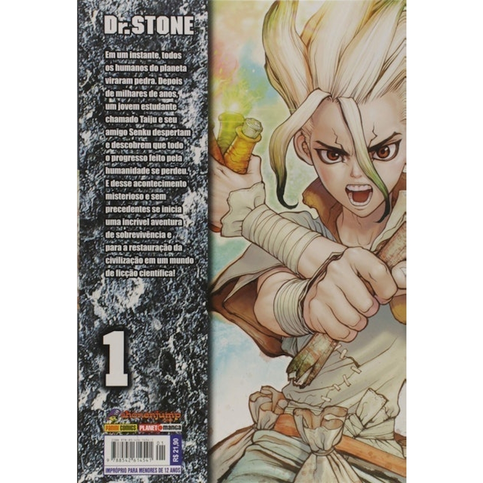 RIICHIRO INAGAKI Dr. Stone Volume 1 Translation missing: pt-BR.activerecord.decorators.item_part_image/alt