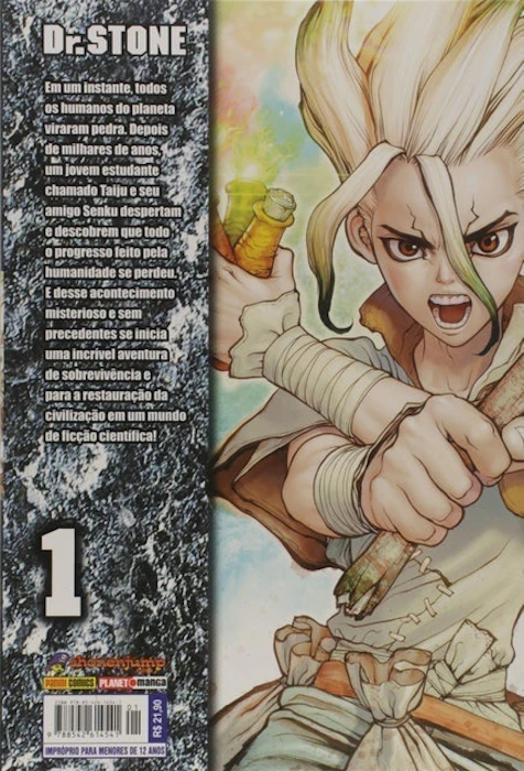 RIICHIRO INAGAKI Dr. Stone Volume 1 Translation missing: pt-BR.activerecord.decorators.item_part_image/alt