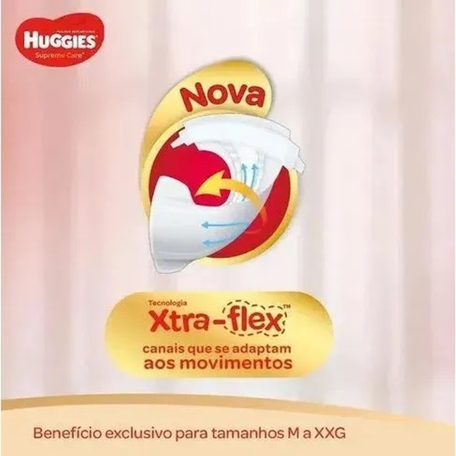 HUGGIES Fralda Huggies Supreme Care Xtra-Flex Translation missing: pt-BR.activerecord.decorators.item_part_image/alt