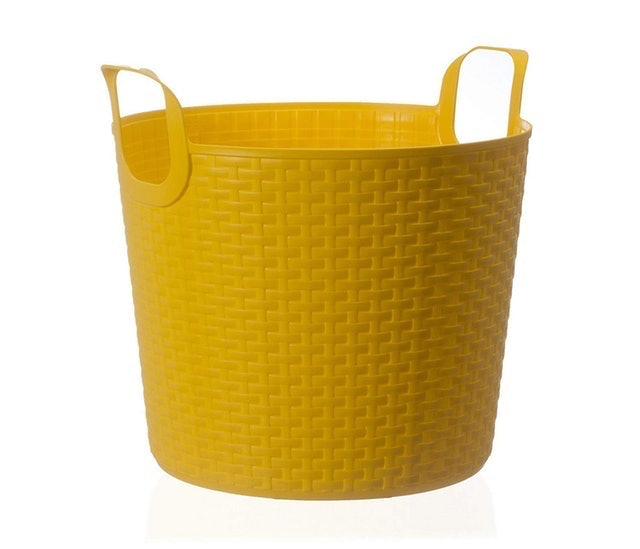 ETNA Cesto Flexível Rattan 24 L Amarelo Translation missing: pt-BR.activerecord.decorators.item_part_image/alt