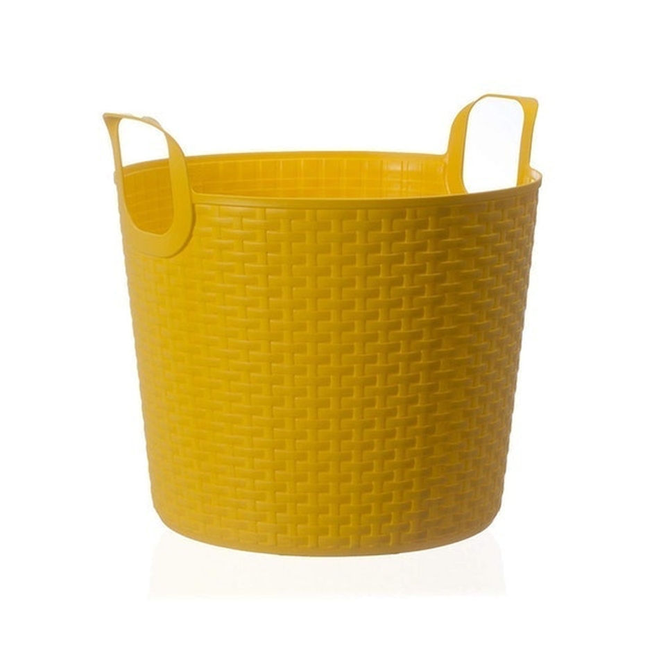 ETNA Cesto Flexível Rattan 24 L Amarelo Translation missing: pt-BR.activerecord.decorators.item_part_image/alt