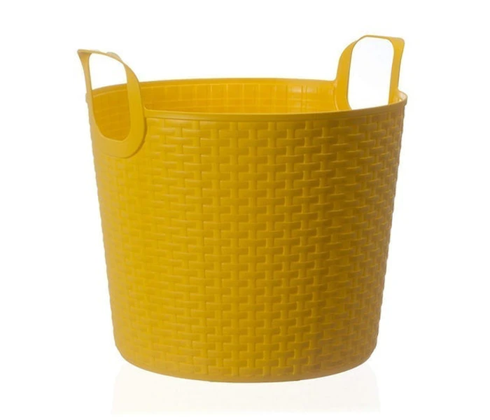 ETNA Cesto Flexível Rattan 24 L Amarelo Translation missing: pt-BR.activerecord.decorators.item_part_image/alt