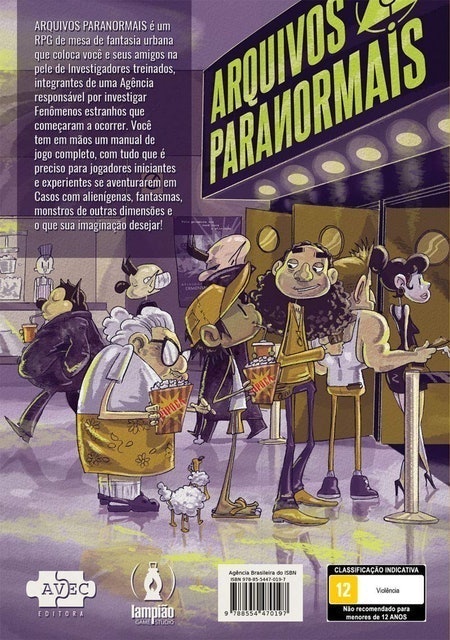 AVEC EDITORA Arquivos Paranormais (Português) Translation missing: pt-BR.activerecord.decorators.item_part_image/alt