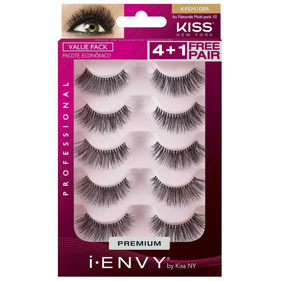 KISS NY Cílios Mult Pack Au Naturale 10 Translation missing: pt-BR.activerecord.decorators.item_part_image/alt