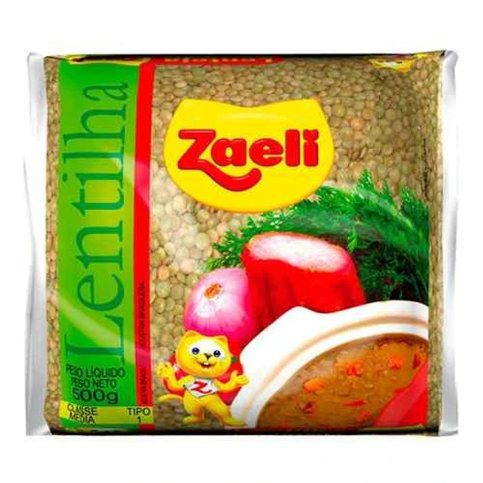 ZAELI Lentilha 500g Translation missing: pt-BR.activerecord.decorators.item_part_image/alt