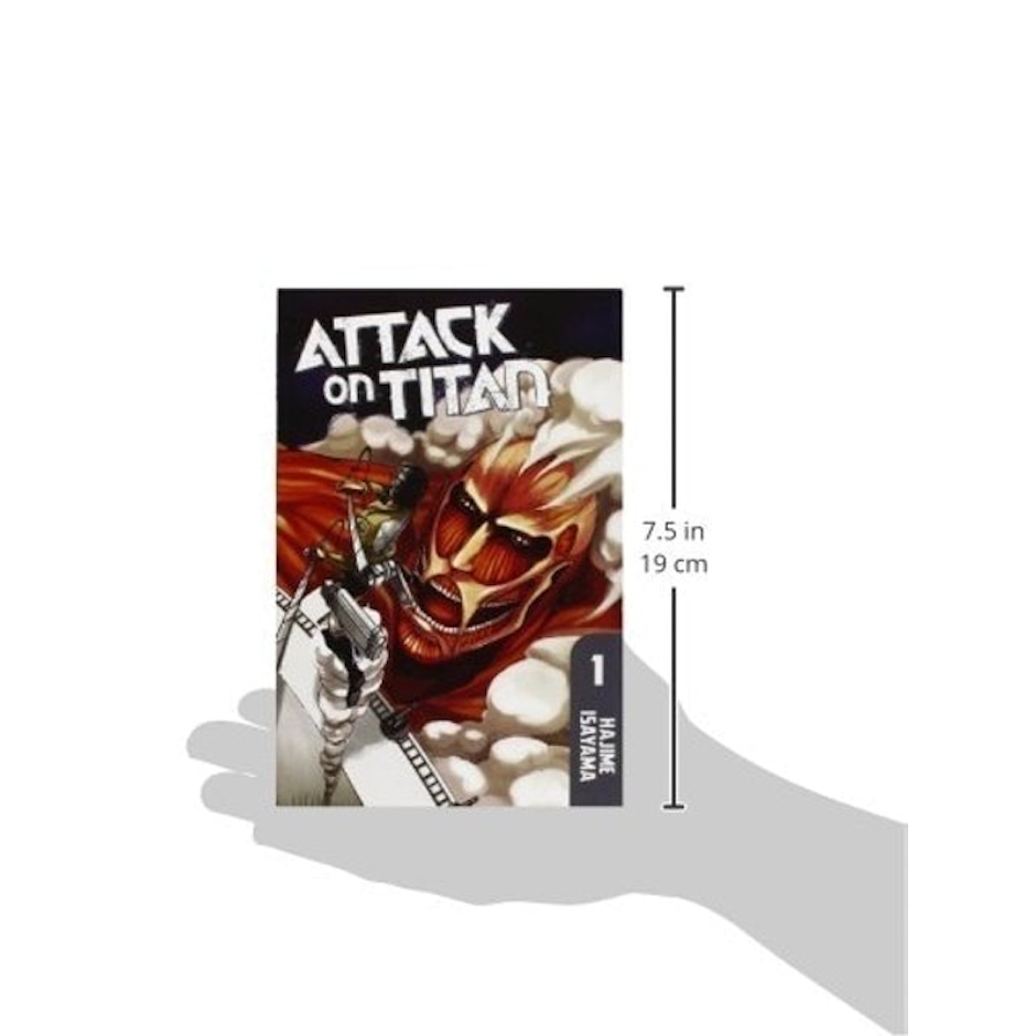 HAJIME ISAYAMA Attack on Titan Volume 1 (Inglês) Translation missing: pt-BR.activerecord.decorators.item_part_image/alt