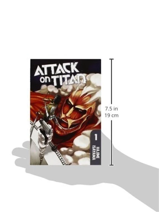 HAJIME ISAYAMA Attack on Titan Volume 1 (Inglês) Translation missing: pt-BR.activerecord.decorators.item_part_image/alt