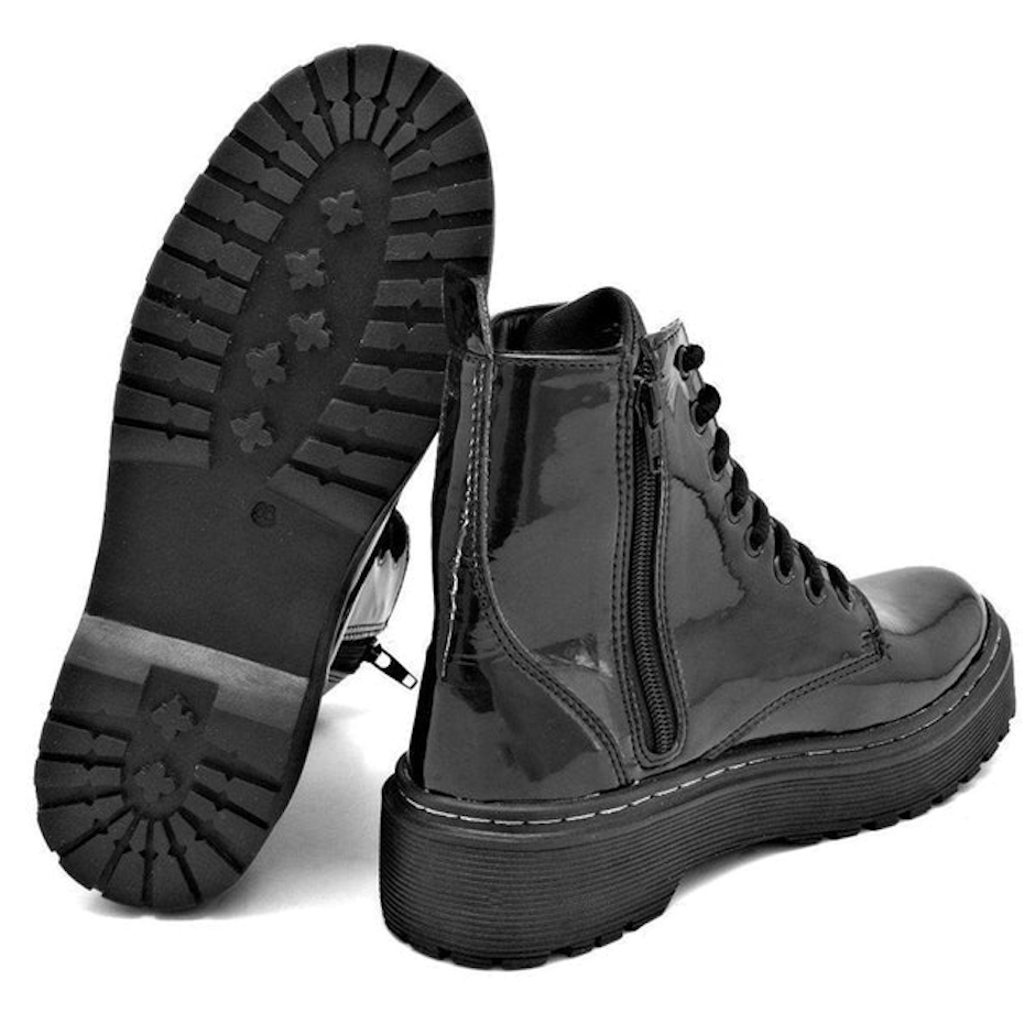 STILOCLUB Bota Flatform Verniz Preta Translation missing: pt-BR.activerecord.decorators.item_part_image/alt