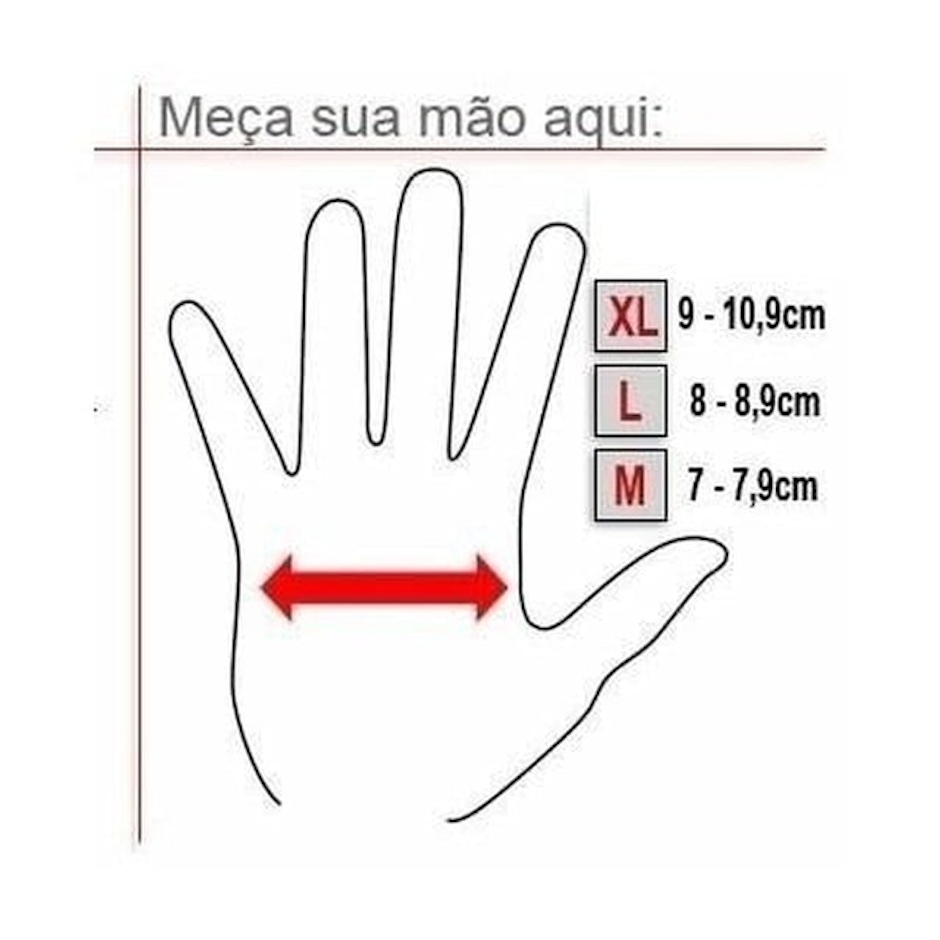MOKE Par de Luvas Meio Dedo Ciclismo Translation missing: pt-BR.activerecord.decorators.item_part_image/alt
