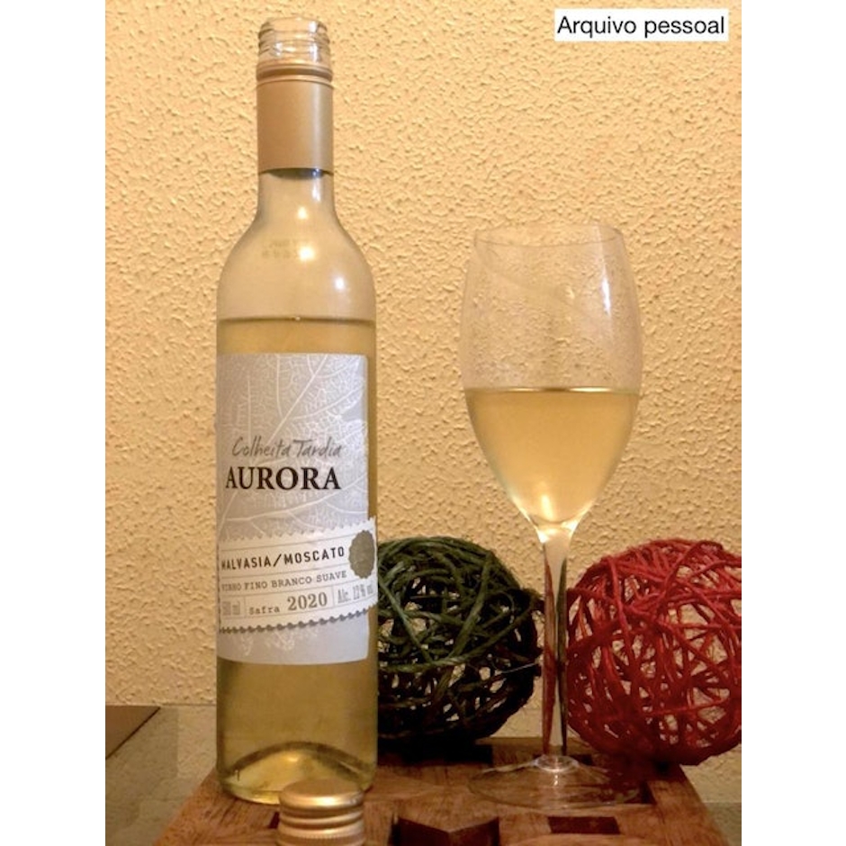 AURORA Vinho Branco Colheita Tardia Aurora Malvasia e Moscato Translation missing: pt-BR.activerecord.decorators.item_part_image/alt