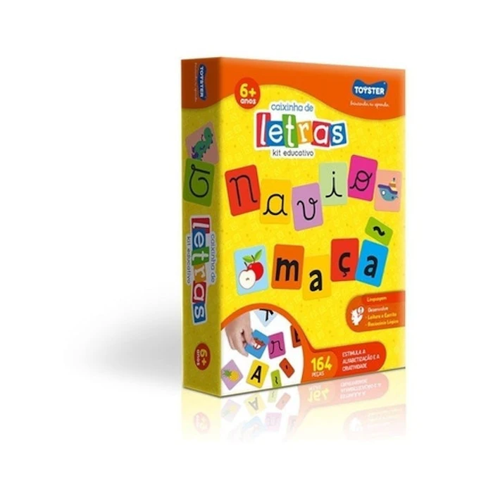 TOYSTER Kit Educativo Caixinha de Letras Translation missing: pt-BR.activerecord.decorators.item_part_image/alt