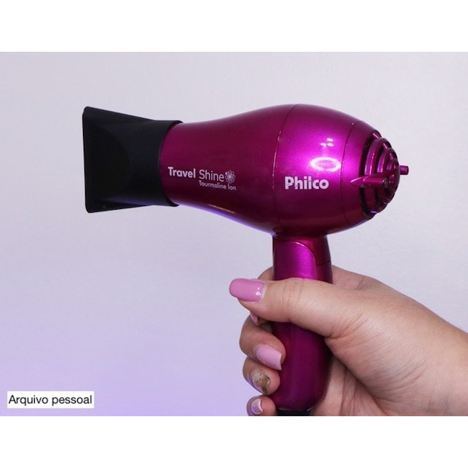 PHILCO Secador de Cabelo Portátil Philco Travel Shine Bivolt Translation missing: pt-BR.activerecord.decorators.item_part_image/alt