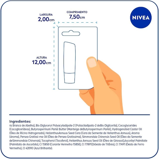 Nivea Hidratante Labial Translation missing: pt-BR.activerecord.decorators.item_part_image/alt
