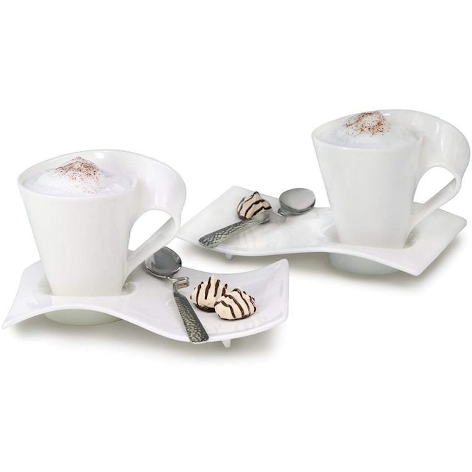 VILLEROY & BOCH Xícara para Café com Pires New Wave 80ml 2 Unidades Translation missing: pt-BR.activerecord.decorators.item_part_image/alt
